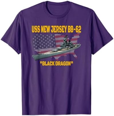 Amazon.com: USS New Jersey BB-62 T-Shirt T-Shirt : Clothing, Shoes